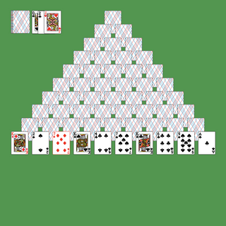 Играть в Двойная пирамида (по три карты) бесплатно и без регистрации